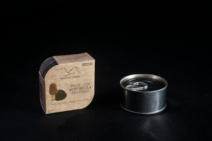 Foie de morchella con trufa